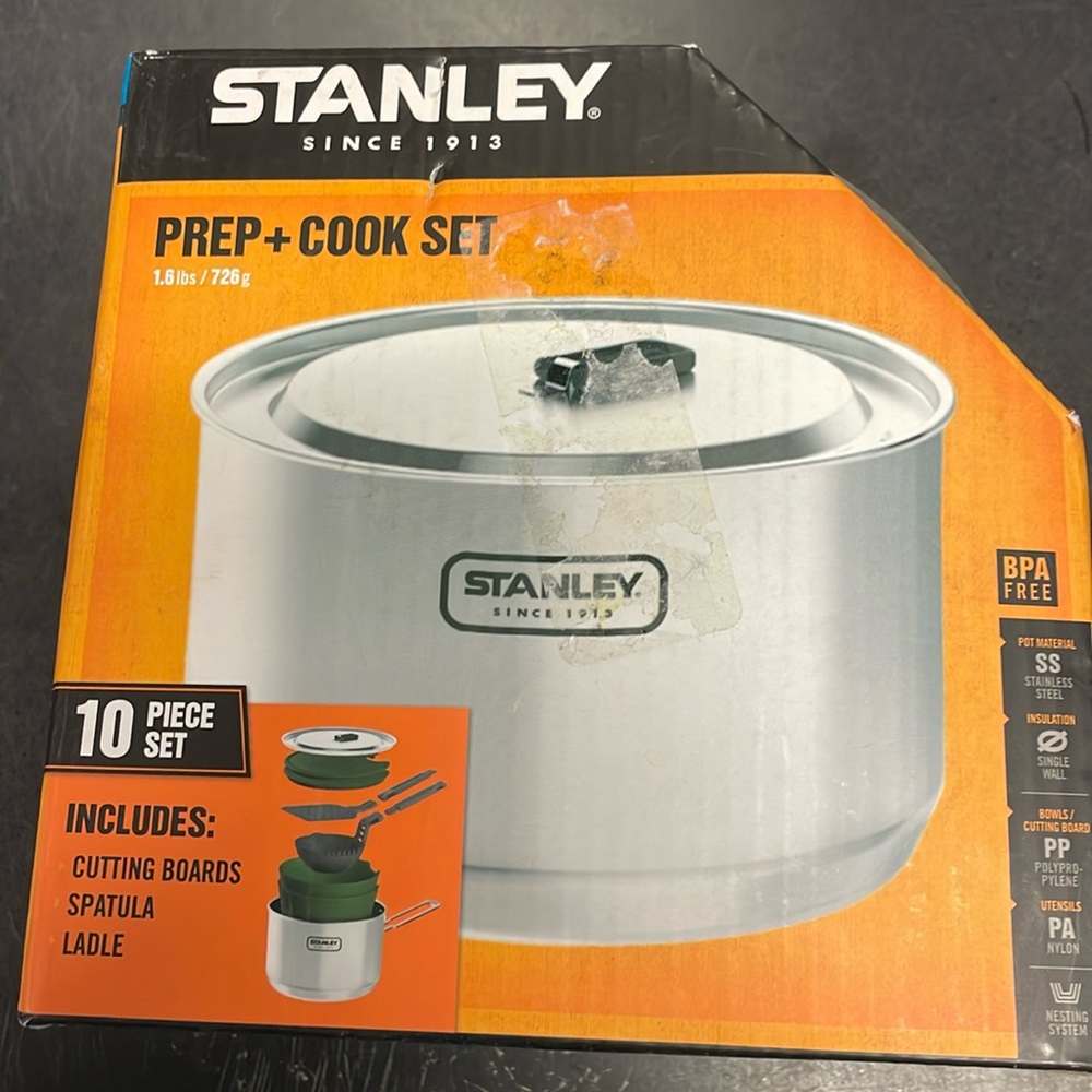 New! Stanley two bowl Camp cook set